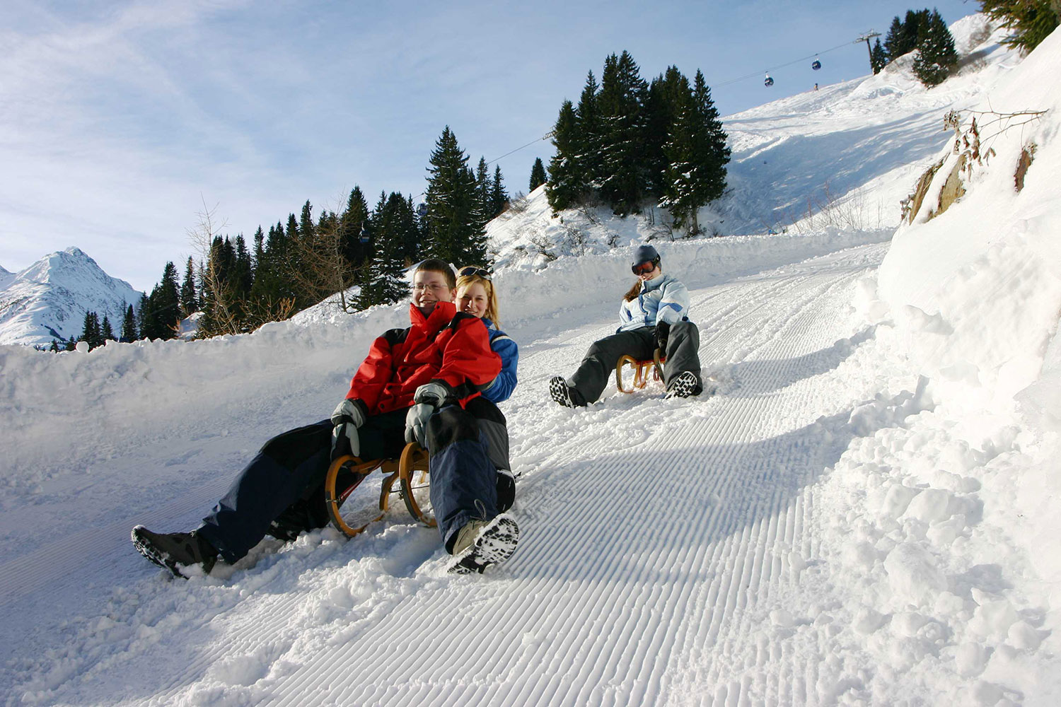 Tobogganing