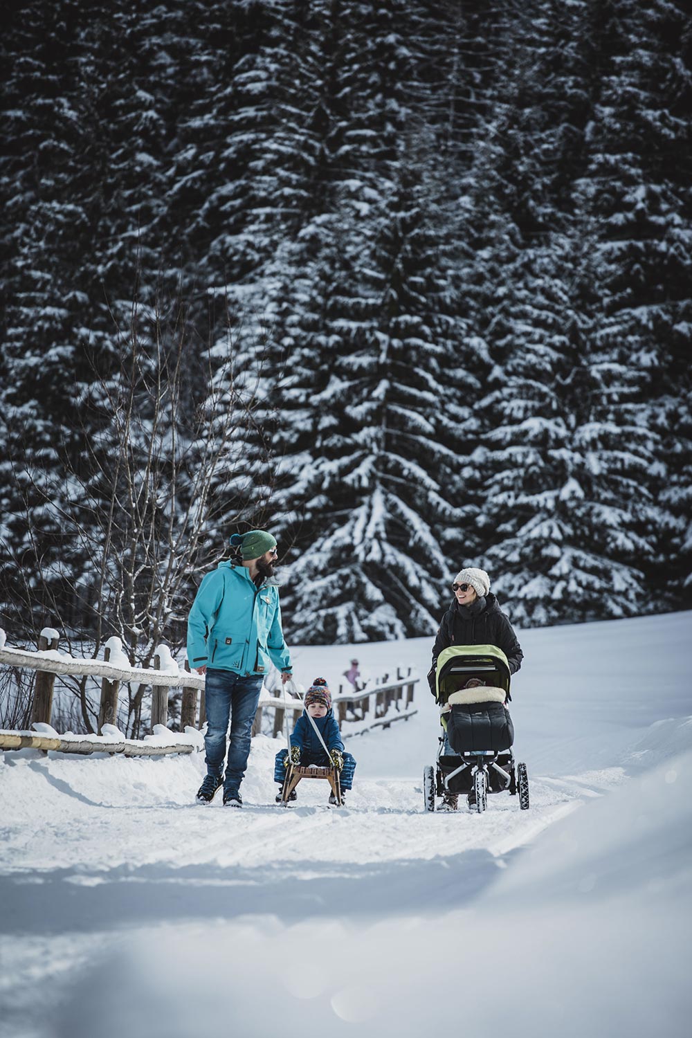 Familienurlaub im Winter