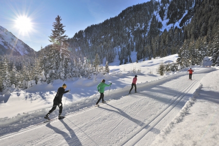 Bild: Langläufer in St. Anton