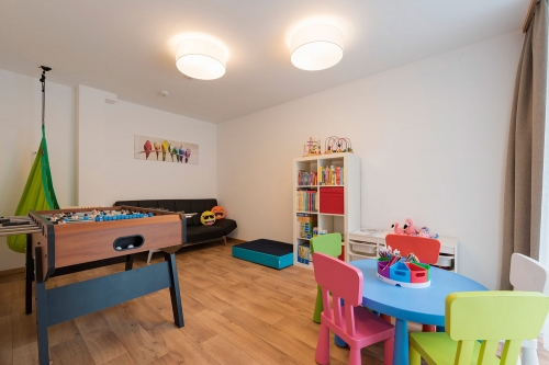 Varied children&#39;s playroom at Apart Alpenleben, St. Anton am Arlberg 